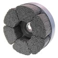 Weiler 6" Maximum Density Shell-Mill Holder Disc Brush .055/80CG Crimped Fill 86117
